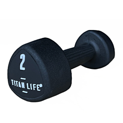 TITAN LIFE PRO Dumbbell Aerobic 2kg Rubber