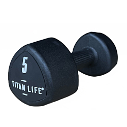 TITAN LIFE PRO Dumbbell Aerobic 5kg Rubber