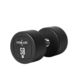 TITAN LIFE PRO Dumbbell 58kg PU