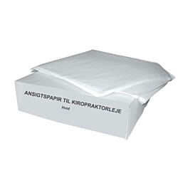 Ansigtspapir til kiropraktorleje