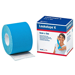Leukotape K 5 cm x 5 m - Blå