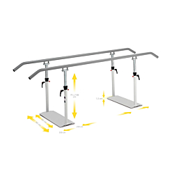 Ferrox Gangbarre 2,5 m, Forskydelig