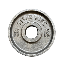 TITAN LIFE PRO Weight Plate 2,5 kg, Grey
