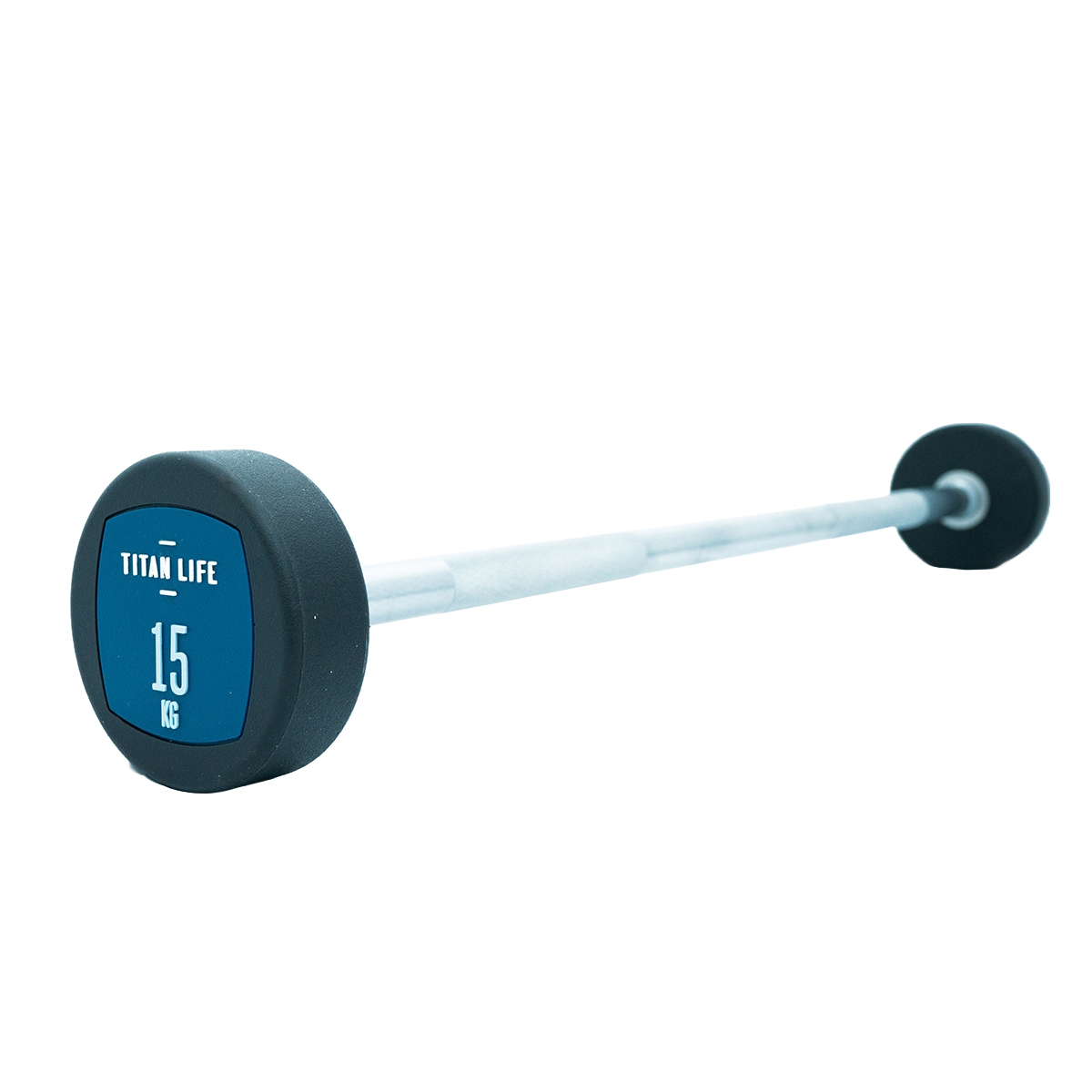 TITAN LIFE PRO Barbell 15kg PU BLUE