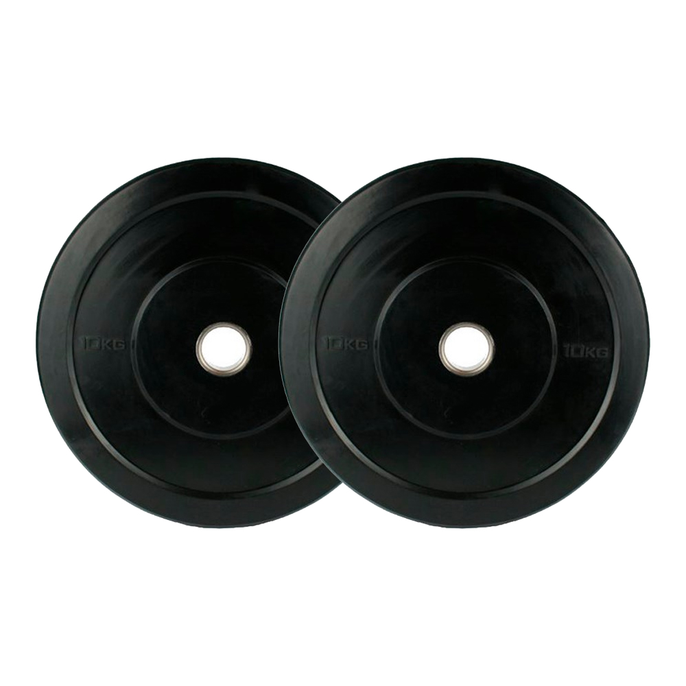 TITAN LIFE Bumper Plate 10 kg, Set of 2